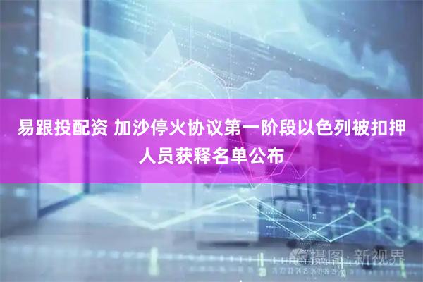 易跟投配资 加沙停火协议第一阶段以色列被扣押人员获释名单公布