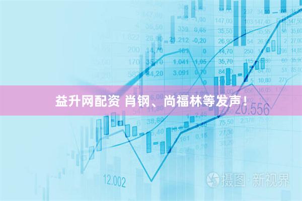 益升网配资 肖钢、尚福林等发声！