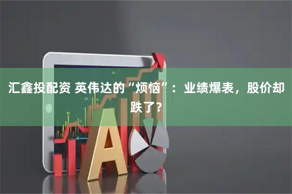 汇鑫投配资 英伟达的“烦恼”：业绩爆表，股价却跌了？