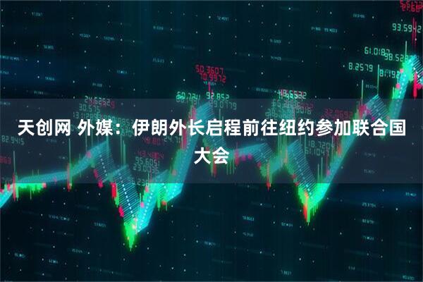 天创网 外媒：伊朗外长启程前往纽约参加联合国大会