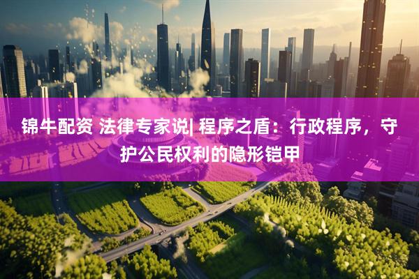 锦牛配资 法律专家说| 程序之盾：行政程序，守护公民权利的隐形铠甲